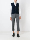 Thom Browne sleeveless buttoned cardigan