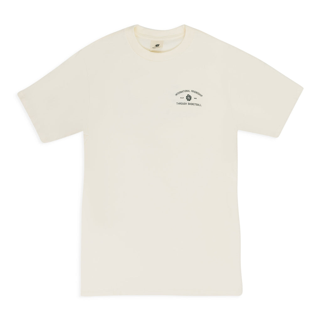 Cream SS Court Tee