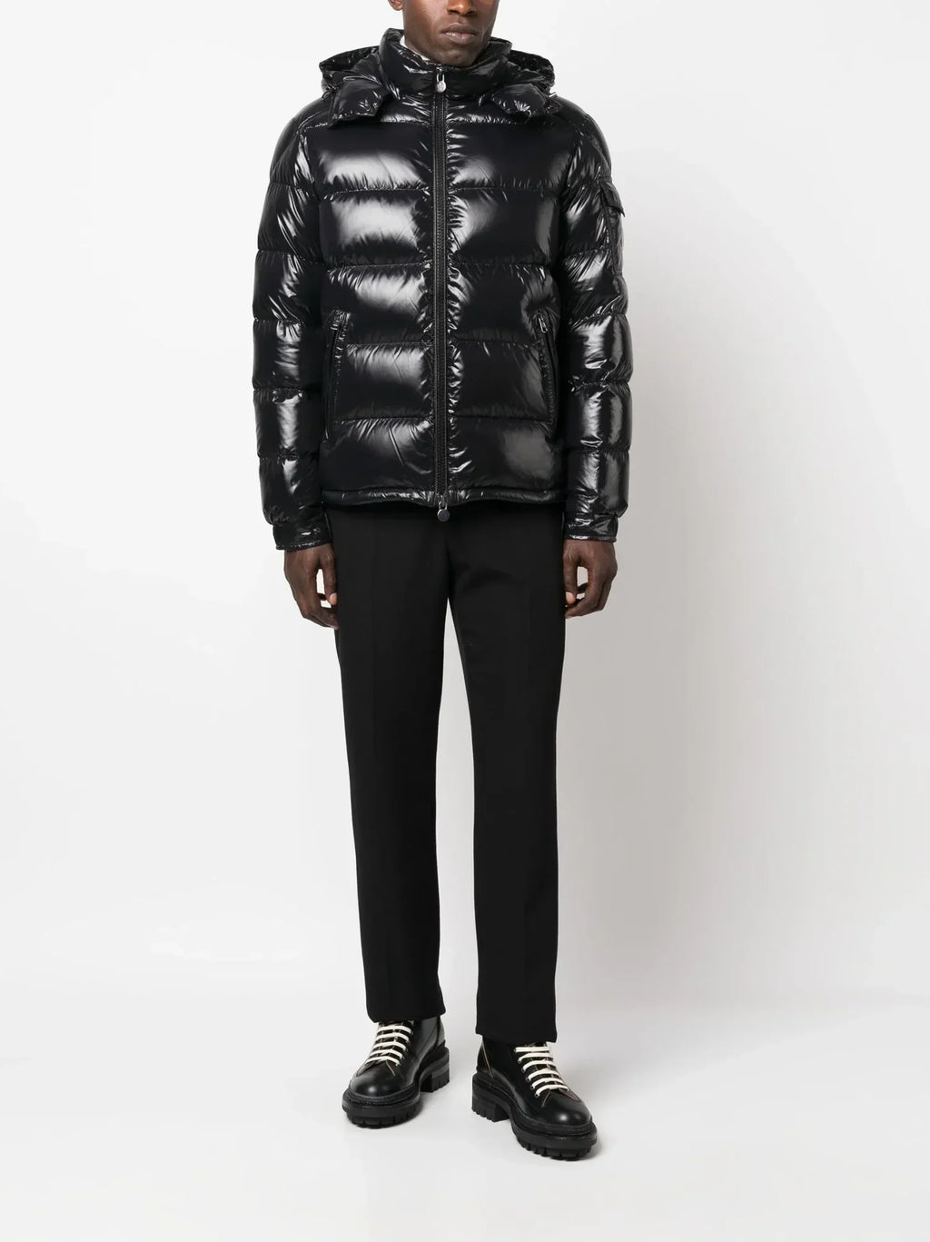 Moncler Maya Jacket in Matte Black