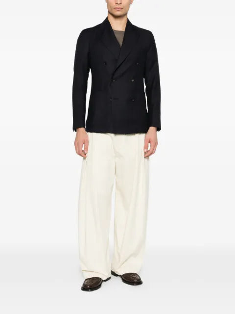 Tagliatore double-breasted herringbone blazer