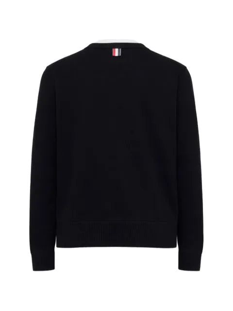 Thom Browne crew neck striped sweater