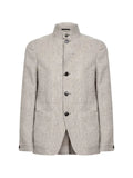 Zegna  Il Conte Oasi button micro-check jacket