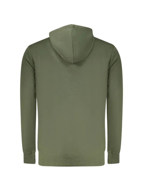 Fila logo-embroidered pouch-pocket hoodie