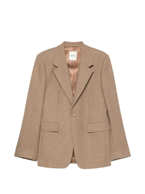 SANDRO Mode flannel blazer