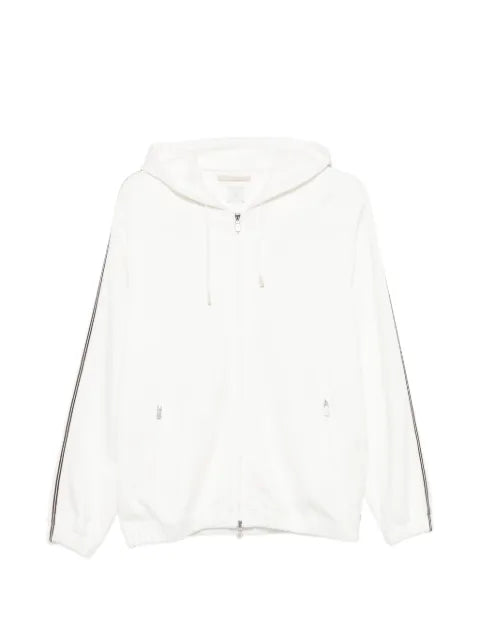 Eleventy side-stripe hoodie
