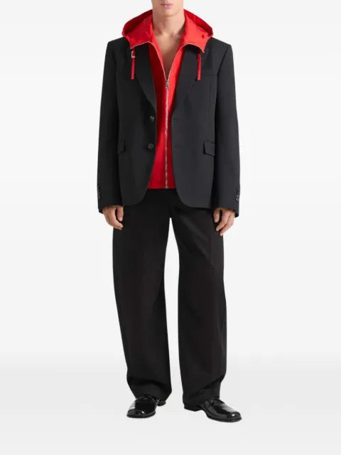 Givenchy single-breasted regular jacket in wool