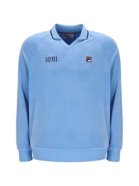 Fila Alfredo 1911 Sweatshirt in velour with raglan sleeves