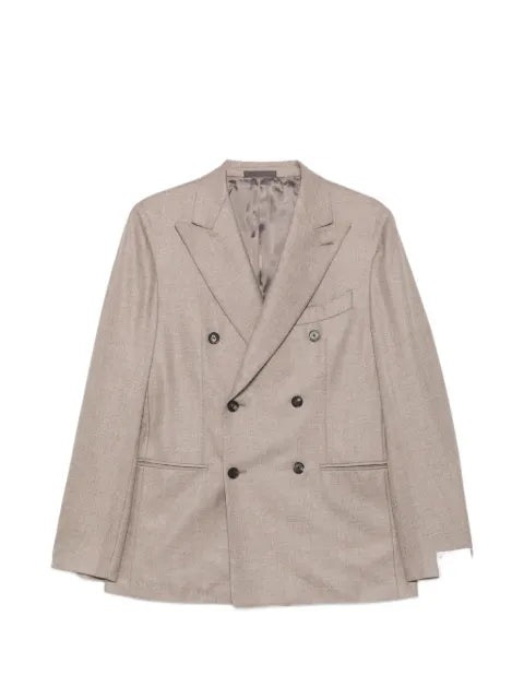 Caruso Aida double-breasted buttoned blazer