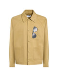 Moschino printed cotton gabardine jacket
