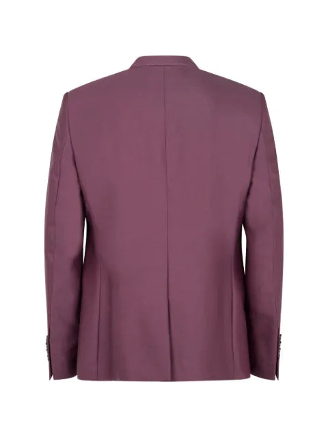 John Richmond topstitched peak-lapel blazer