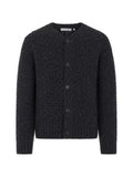 Sunflower bouclé-knit V-neck cardigan