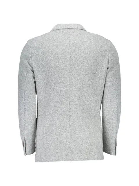 Gant textured single-breasted blazer