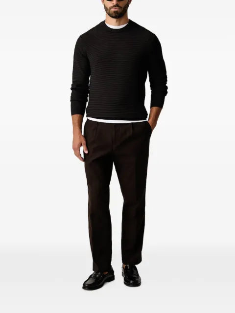 Armani Exchange textured-knit sweater