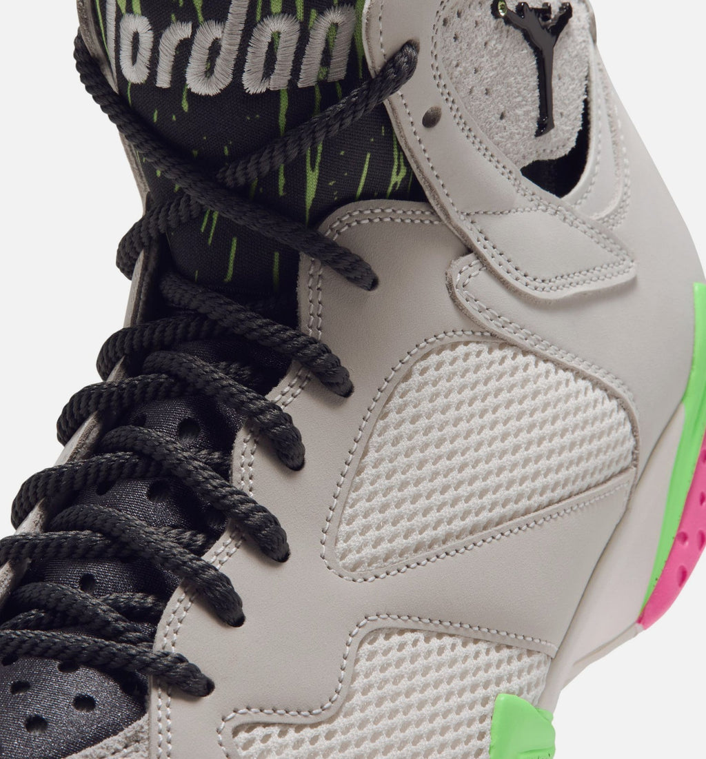 Air Jordan 7 Retro Tennis Day – Men's Lifestyle Shoe in Phantom/Lime Blast/Pink Blast/Anthracite
