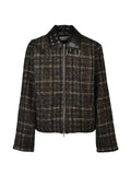 AV Vattev detachable-collar wool jacket