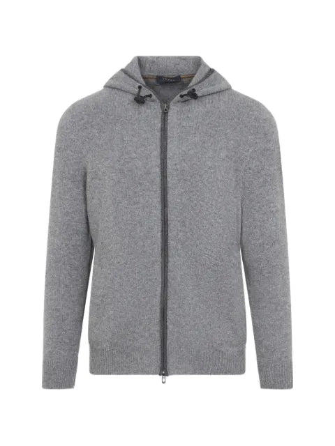 Sease Waythree drawstring-hood cardigan