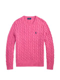 Lauren Ralph Lauren cable-knit V-neck sweater