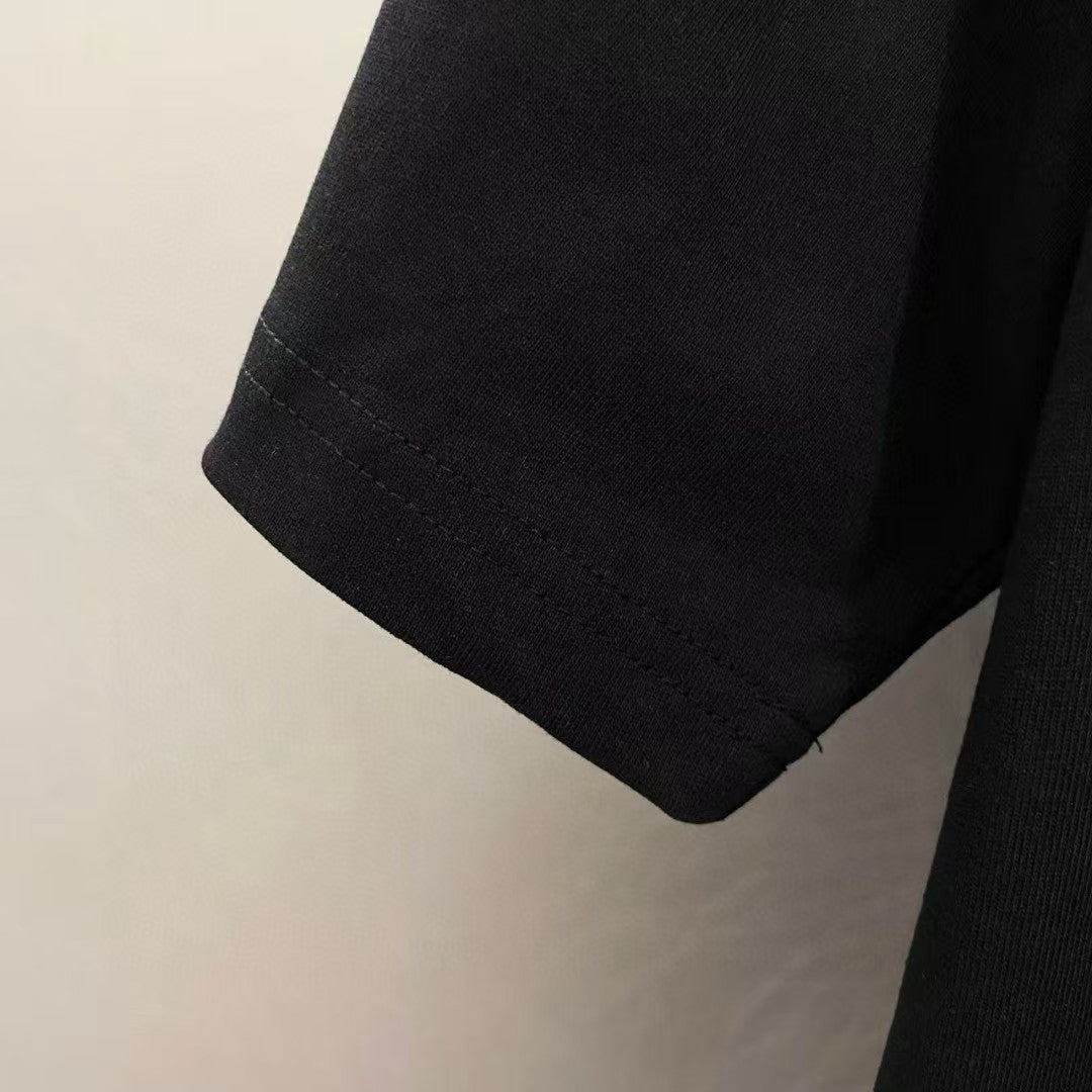 Amiri Hand Holding Orb Front Graphic Crew‑Neck Short‑Sleeve T‑Shirt