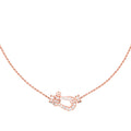 FRED FORCE 10 PINK GOLD DIAMOND NECKLACE