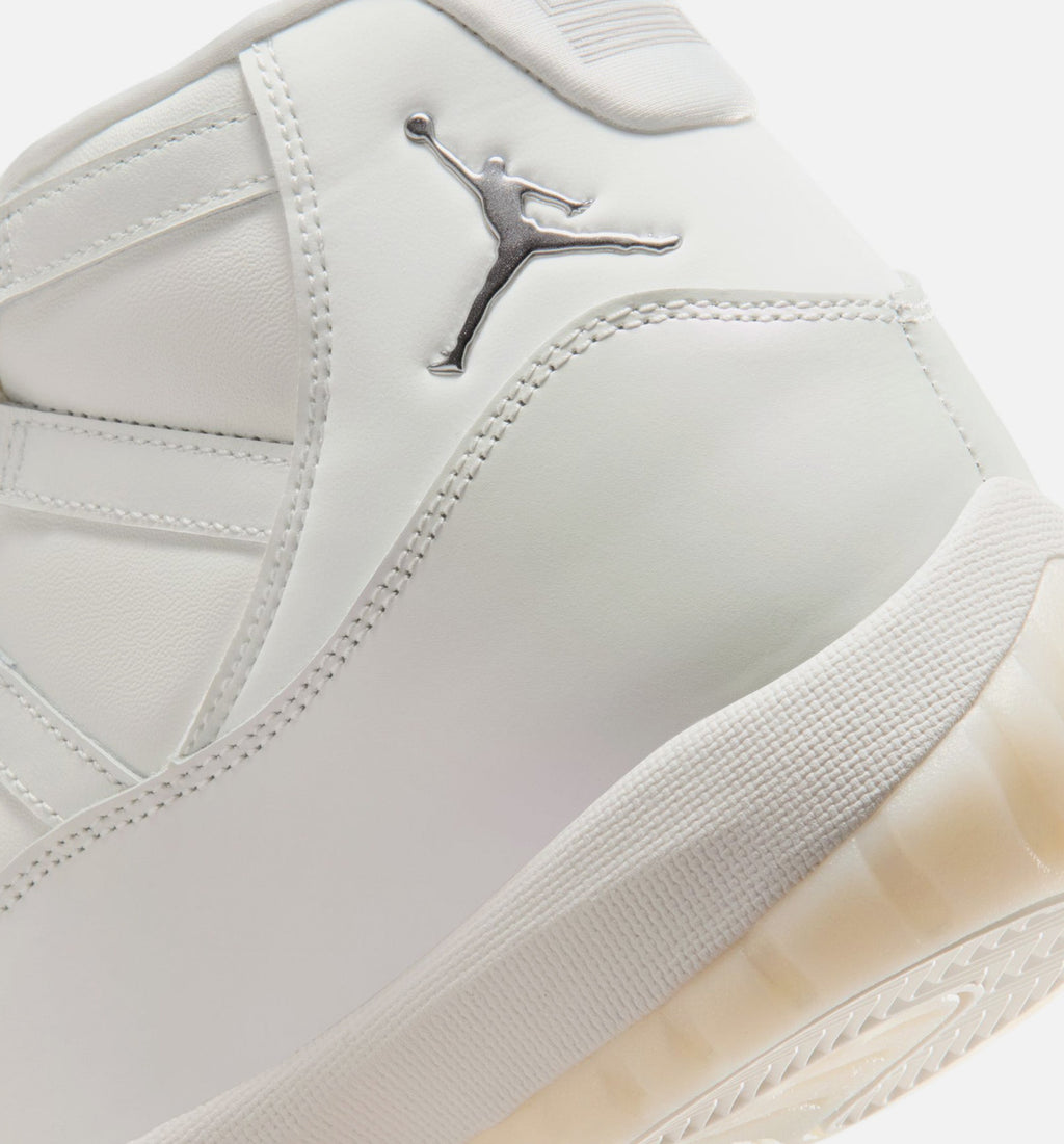 Air Jordan 11 Retro Pearl Women's Sneakers - Sail / Pearl Grey / Metallic Silver