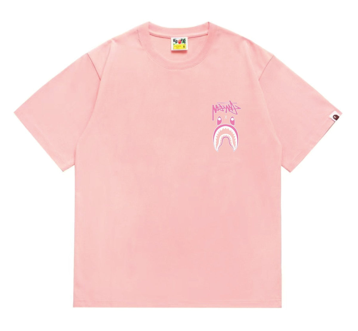 BAPE Tonal Shark Wordmark Graphic T-Shirt