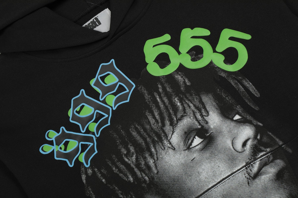 Sp5der Portrait Graphic Hoodie & Jogger Matching Set