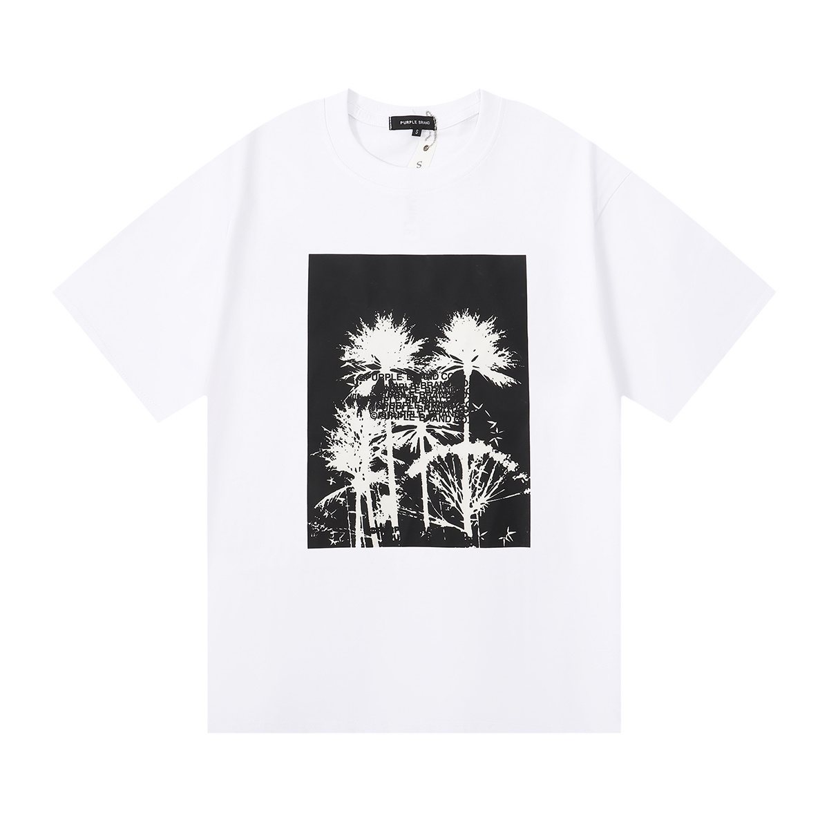 Purple Brand Palm Tree Graphic Short-Sleeve T-Shirt