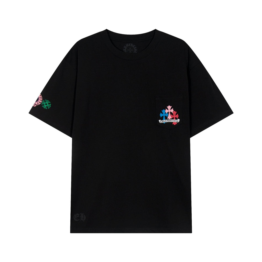 Chrome Hearts Sanskrit Rainbow Cross Graphic T-Shirt