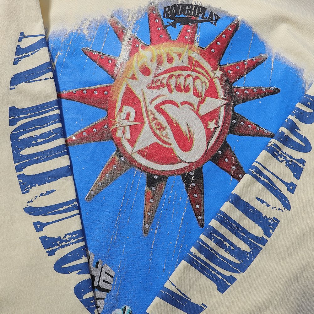 Rough Play SunShower Rhinestone Long-Sleeve T-Shirt