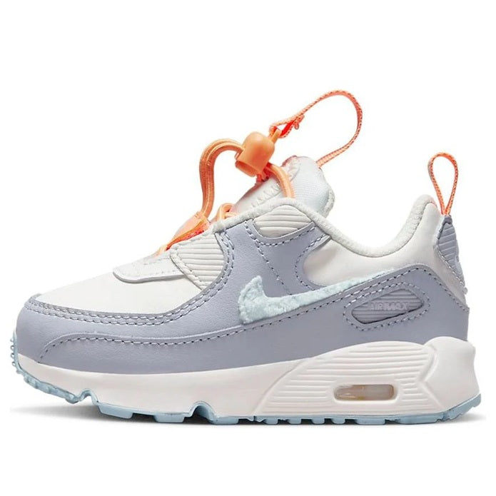 Toddler's Nike Air Max 90 Toggle SE Summit White/Glacier Blue (DQ6948 100)