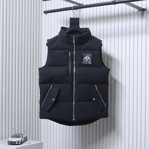 Moose Knuckles Silver Original Vest Black